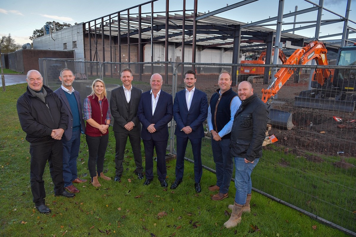 Construction underway on five new industrial units at Hartlebury Trading Estate